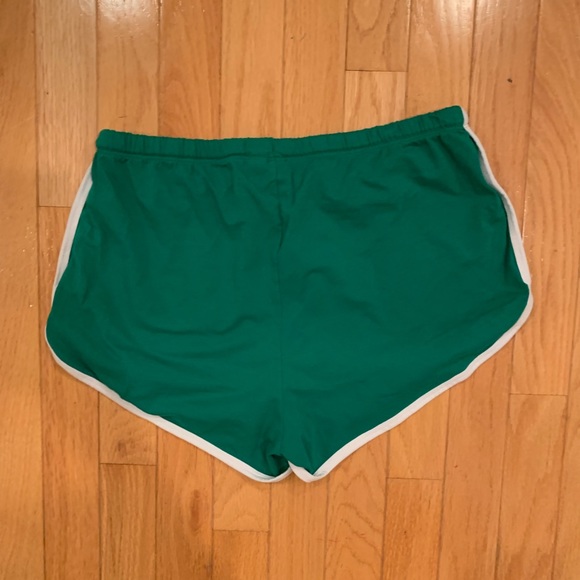 ASOS green with white stripe gym shorts - Picture 4 of 5